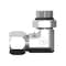 World Wide Fittings Flareless Compression to Male O-Ring Boss Adjustable 90 Deg. Elbow 7515X08X08 - alternate 1